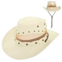 WESTERN MESH CROWN COWBOY HAT